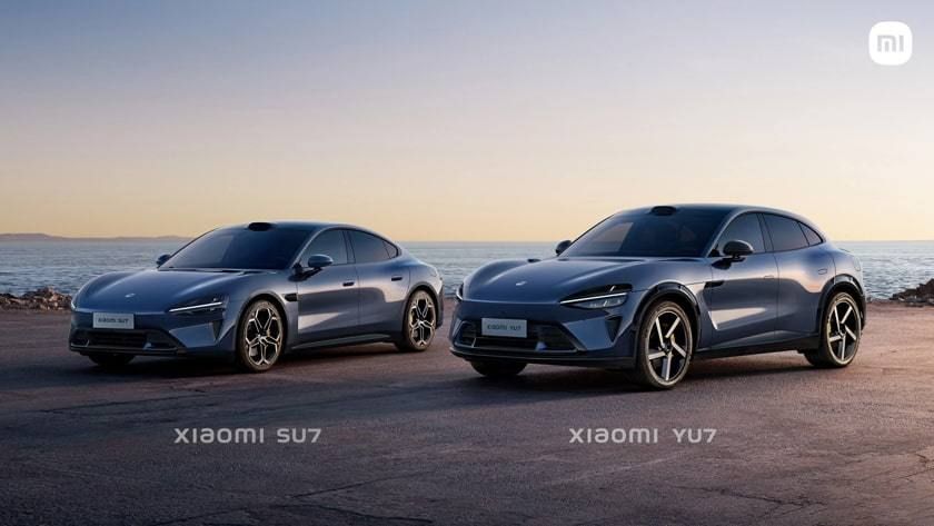 The SU7 beside the upcoming YU7