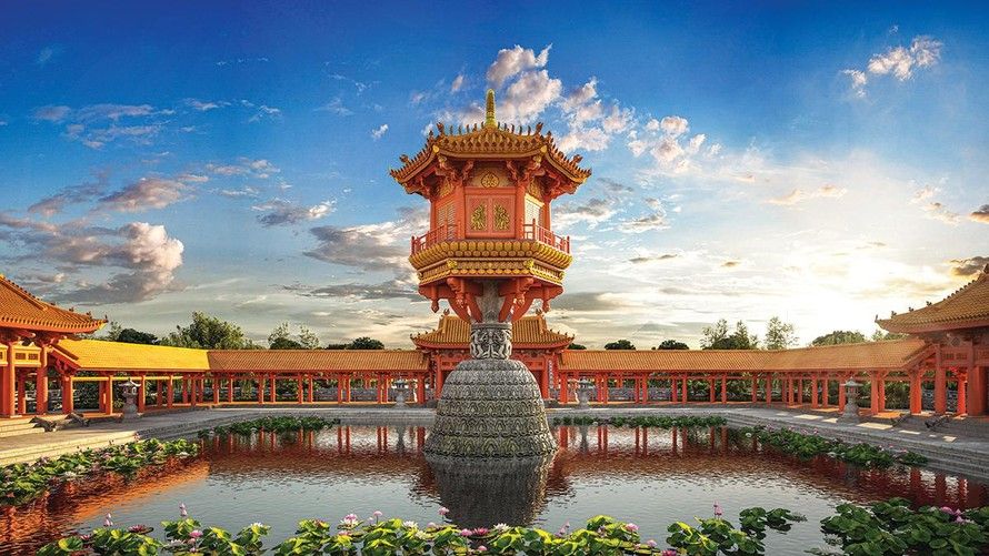 Dien Huu Pagoda – the One Pillar structure from the Ly Dynasty – was digitally reconstructed by the Sen Heritage research group using virtual reality technology (Photo: Sen Heritage).