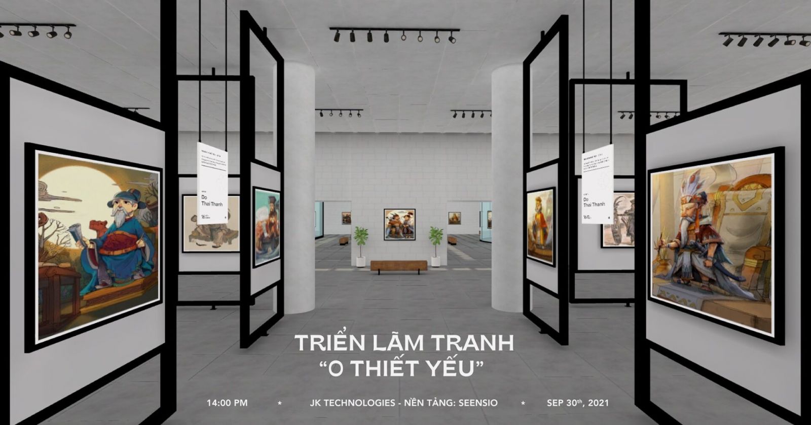 “O Thiet Yeu” is a virtual reality exhibition exploring Vietnamese history and culture, unveiled in 2021 and brought to life by a collective of young artists.