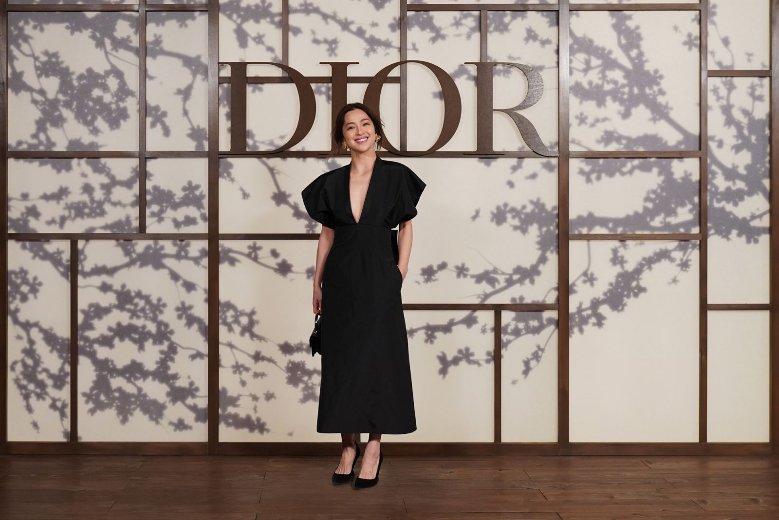 KYOTO, JAPAN - APRIL 15: Anne Nakamura attends during the Dior Fall 2025 Show at Toji Temple on April 15, 2025 in Kyoto, Japan. (Photo by Tomohiro Ohsumi/Getty Images for Christian Dior)