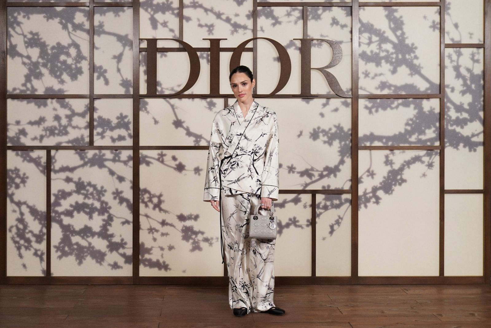 KYOTO, JAPAN - APRIL 15: Isabelle Drummond attends during the Dior Fall 2025 Show at Toji Temple on April 15, 2025 in Kyoto, Japan. (Photo by Tomohiro Ohsumi/Getty Images for Christian Dior)
