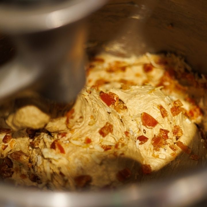 A tea-infused dough with cardamon, cloves, cinnamon and Ruby grapefruit and Valentine pomelo peel (Image: Toklas Bakery)