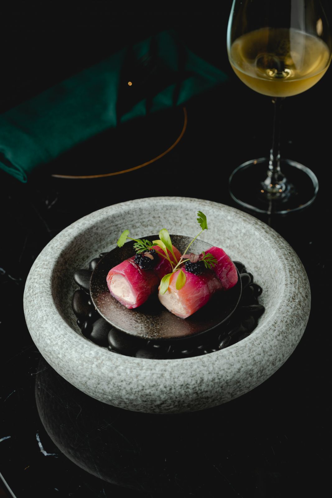 Take a sophisticated bite with the Beetroot Salmon Cannelloni (Image: Union Bistrot)