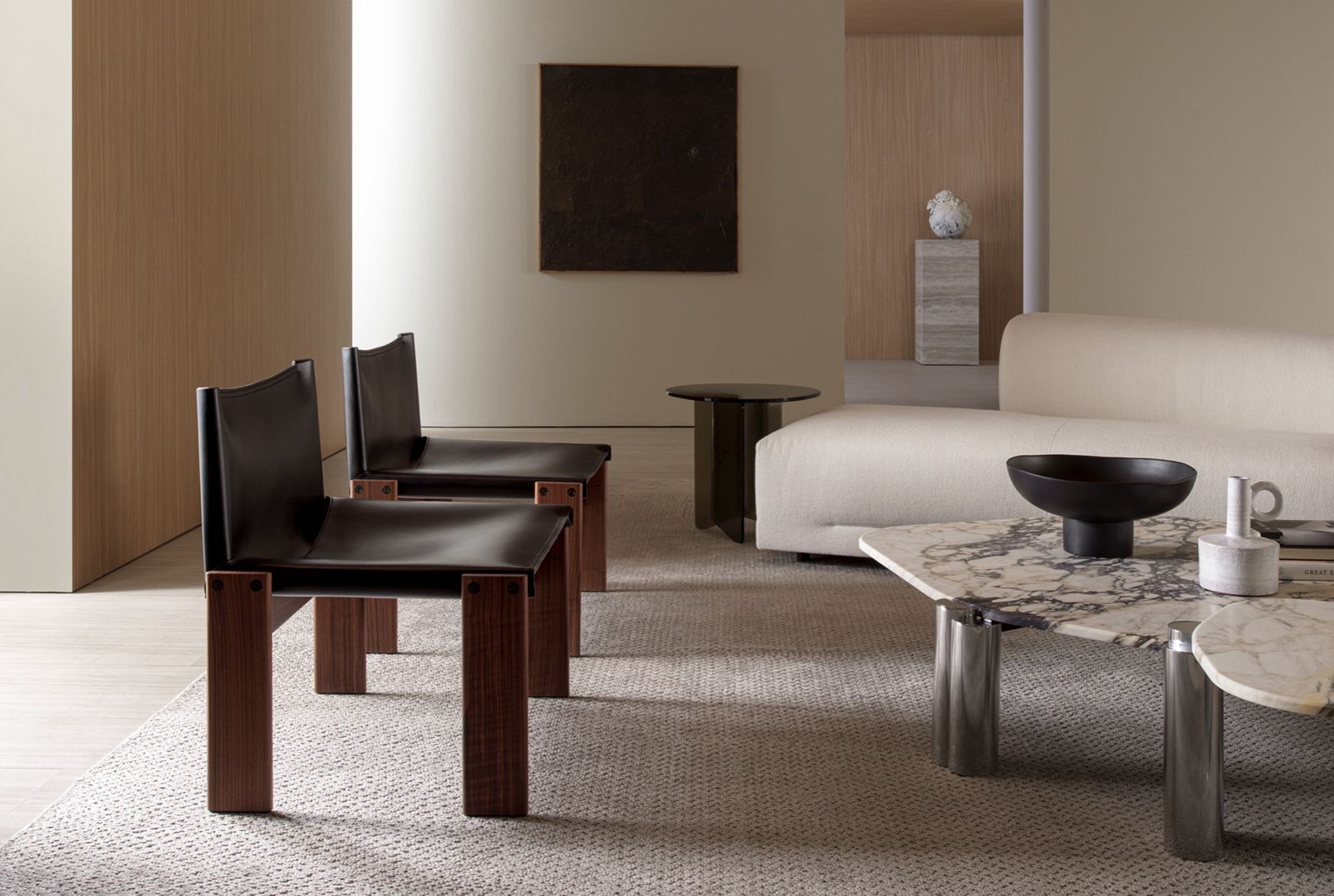 The iconic Monk chair has reemerged with an exclusive re-edition as part of Molteni&C‘s Heritage Collection