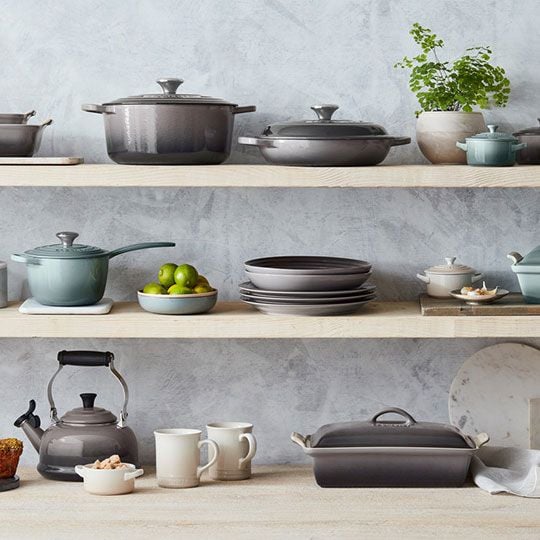 Le Creuset in a Meringue, Oyster and Sea Salt palette (Photo: Le Creuset)