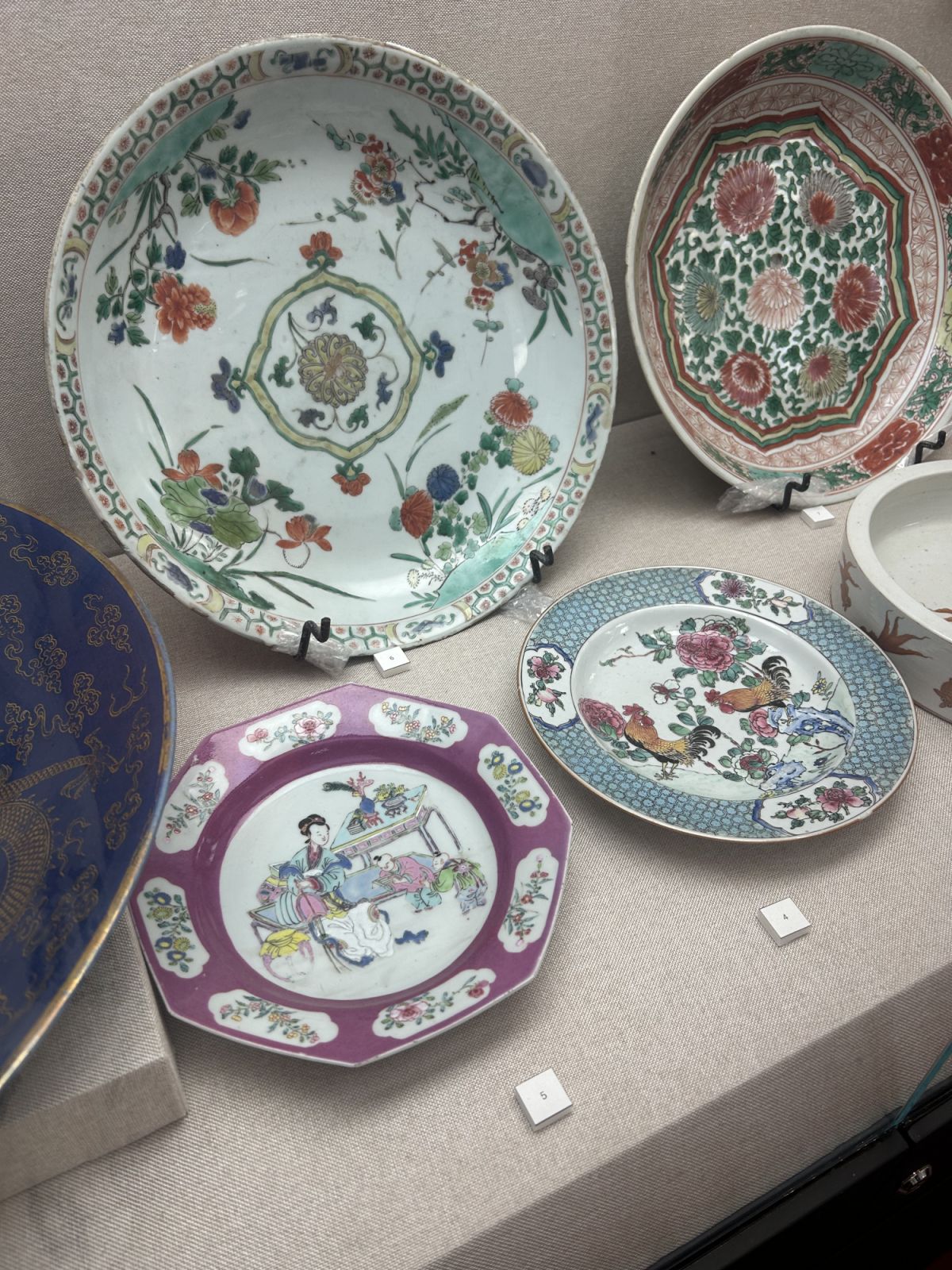 Rare porcelains line the walls of the ground floor, carrying rich history