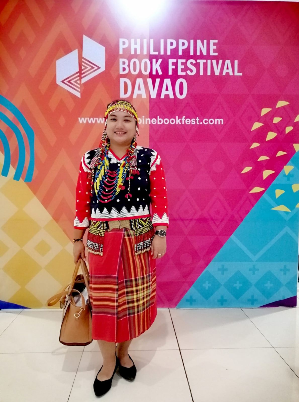Elizabeth Quijano at the Philippine Book Festival Davao
