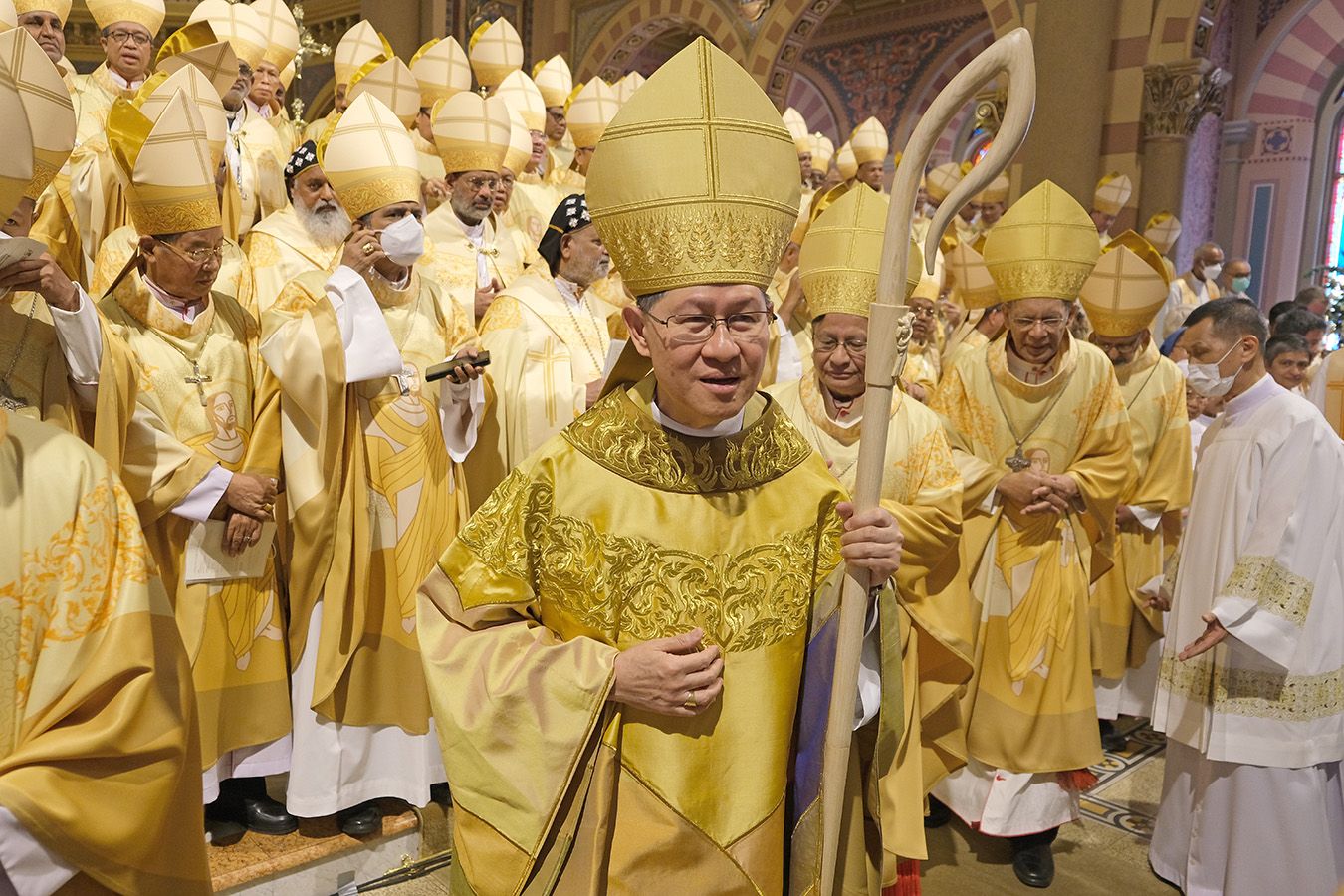 Cardinal Luis Antonio Tagle, papal legate to the general conference of the Federation of Asian Bishops’ Conferences, after the closing Mass in Bangkok, Thailand (Photo: CBCP News)