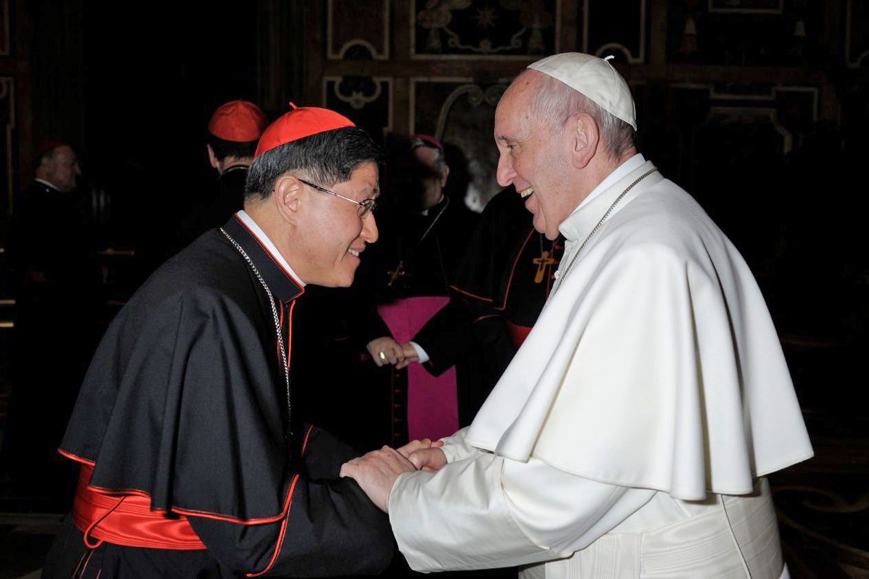 Pope Francis and Cardinal Luis Antonio Tagle (Photo: CBCP News)