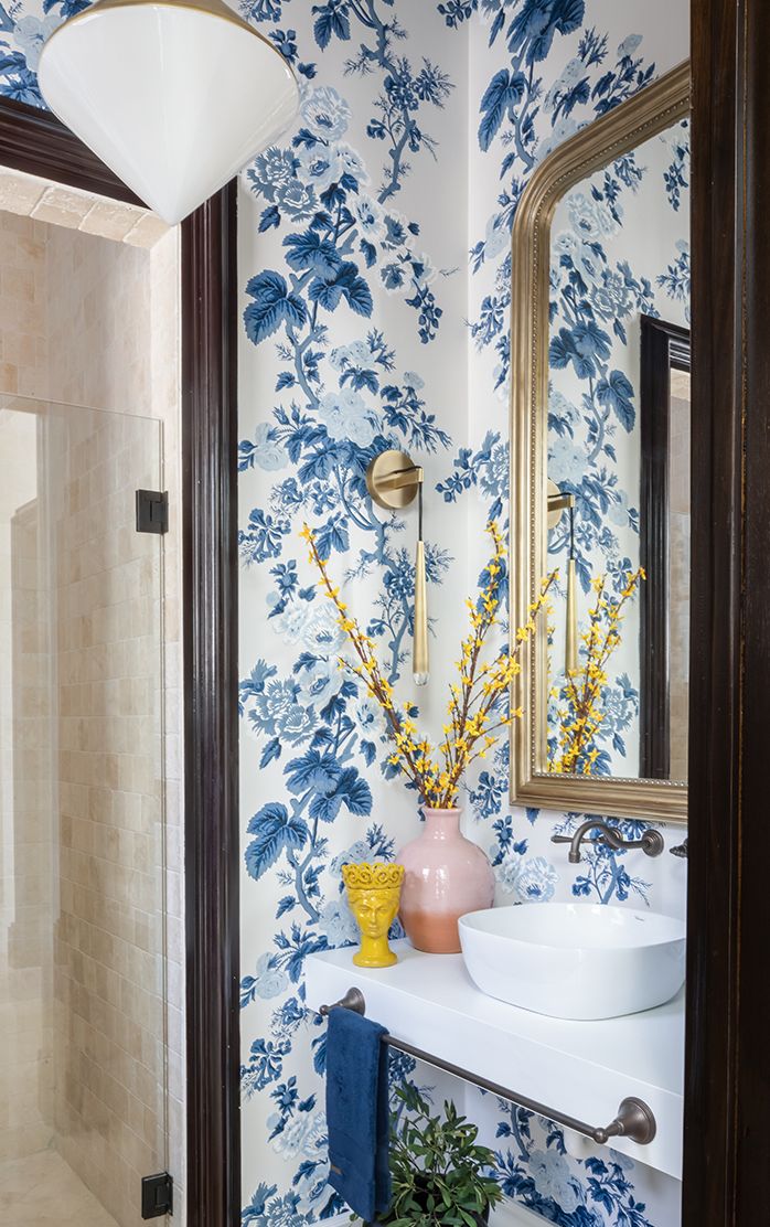 A nod to Victorian design with a pattern evoking images of china plates in a mr alex TATE design