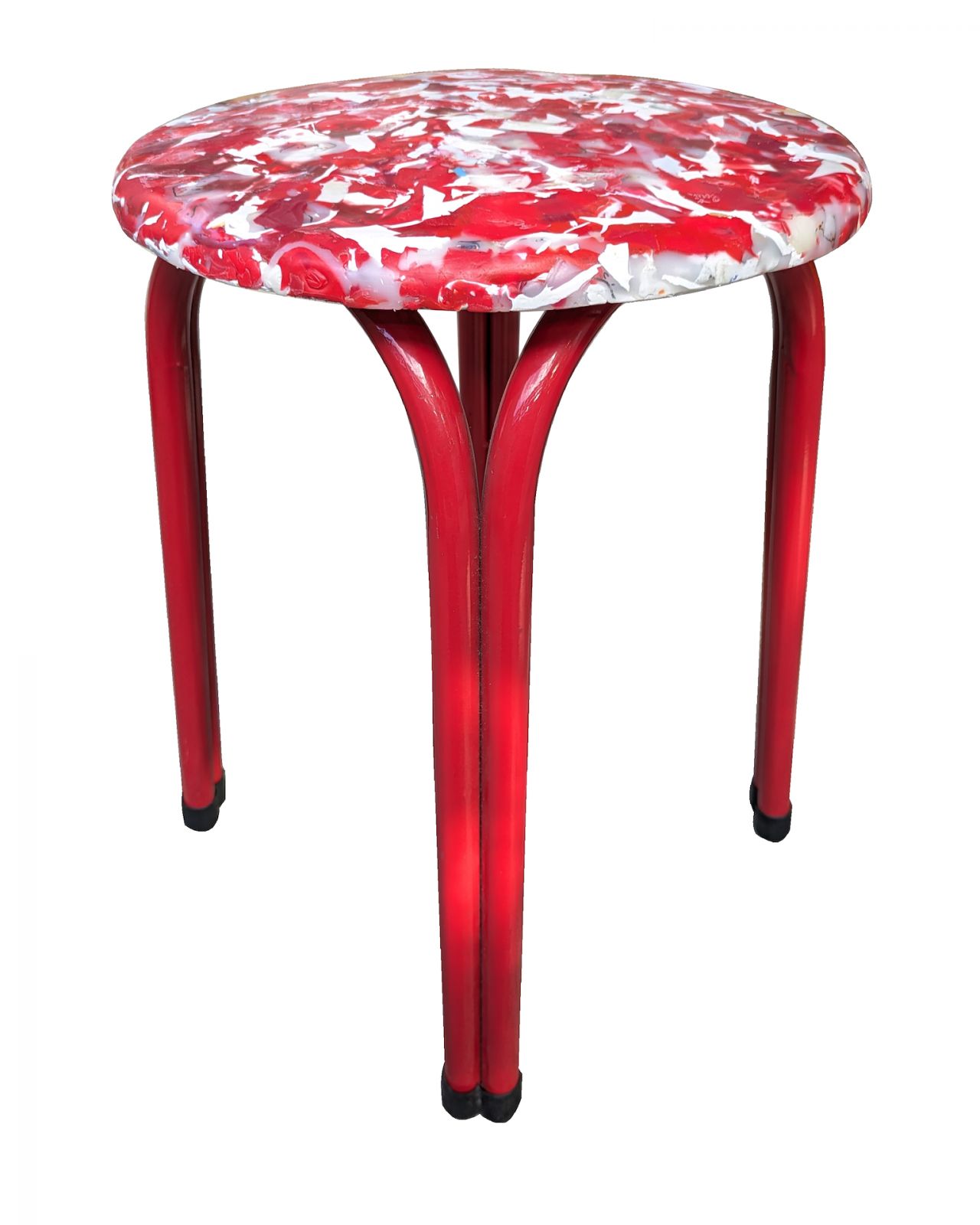 Red Stoolin Foolin by Plastics by Manila Automat