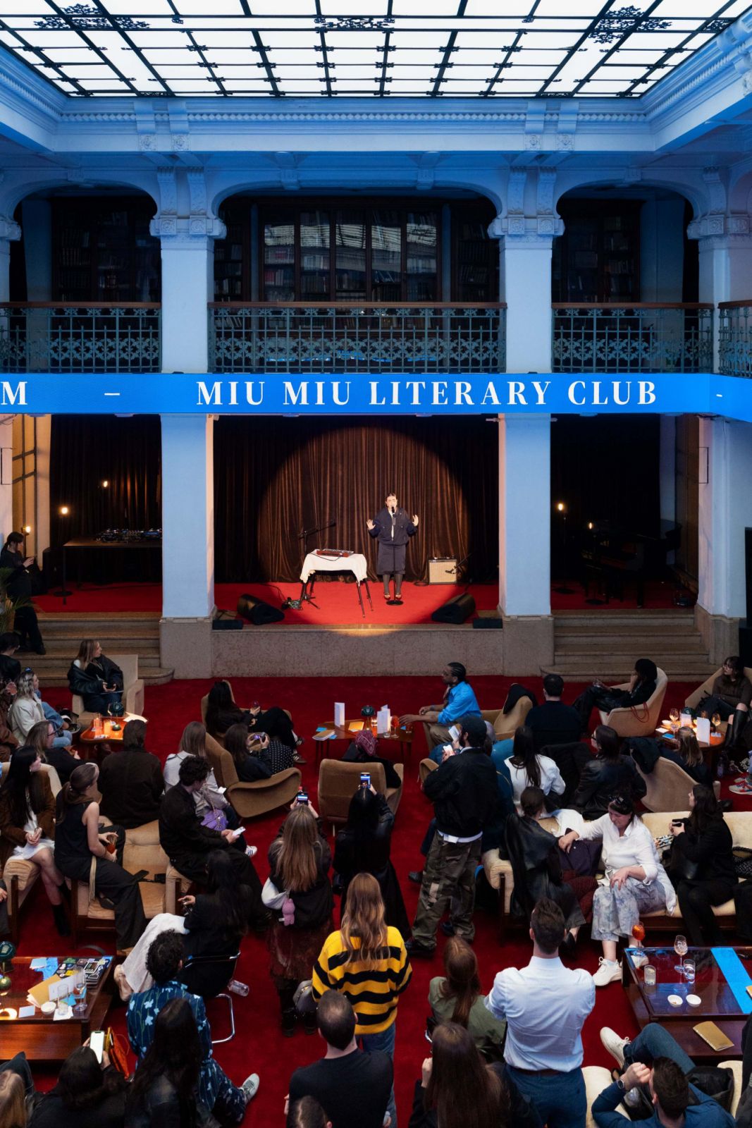 Bluem at the Miu Miu Literary Club. Photo: Miu Miu