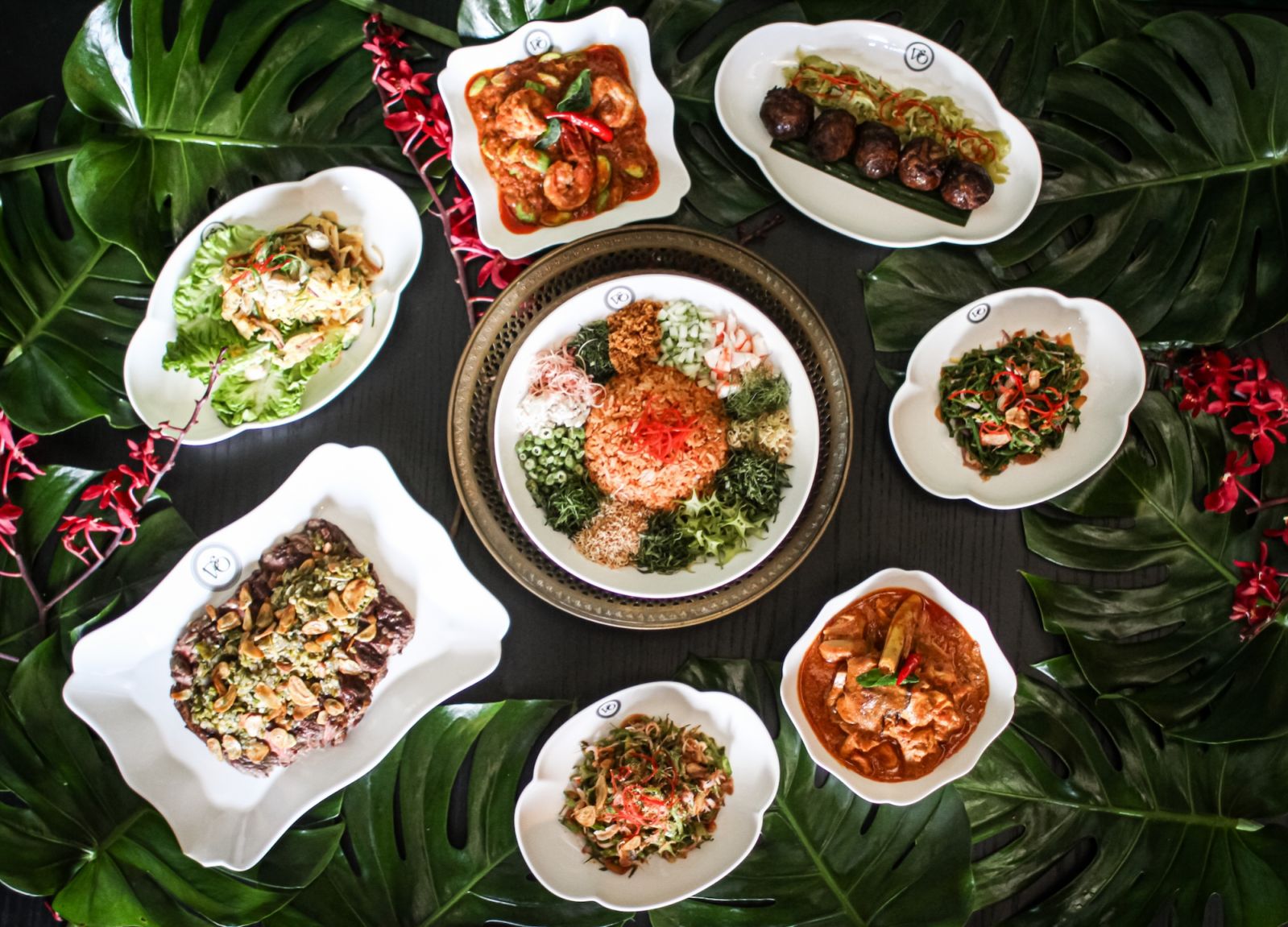 Expanded menu at the new Violet Oon Restaurant