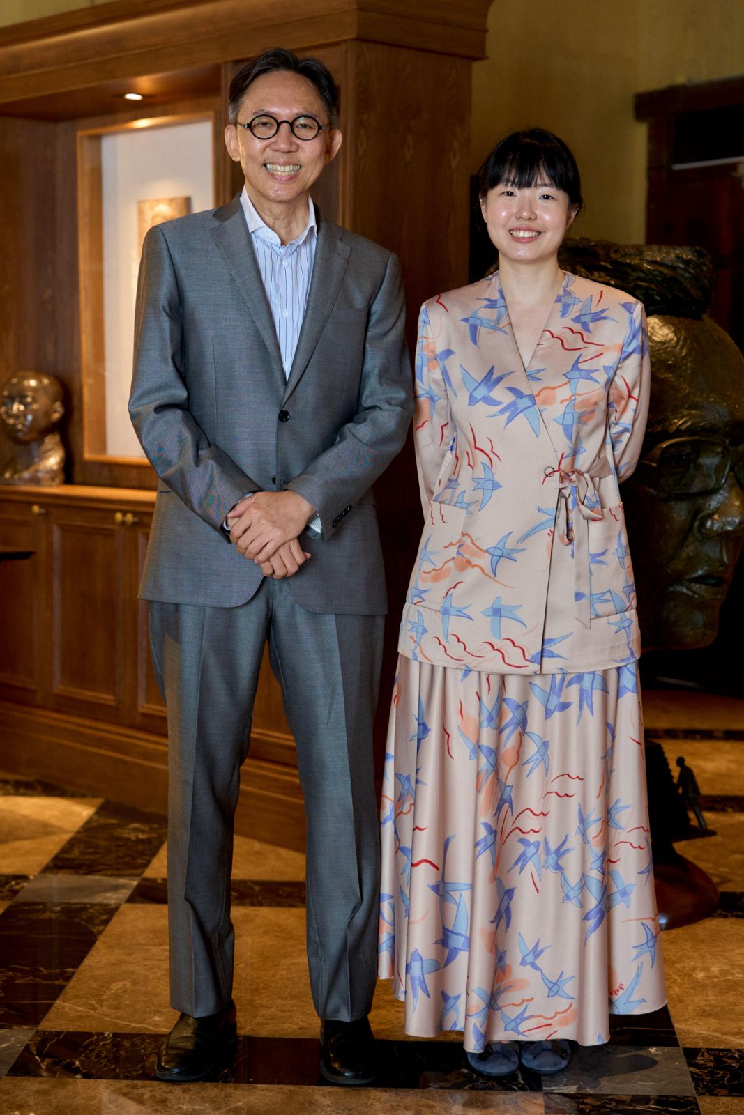 เสริมคุณ คุณาวงศ์ และ เหมือนฝัน สิริกรณ์ คุณาวงศ์ (ภาพ: Kunawong House Museum)