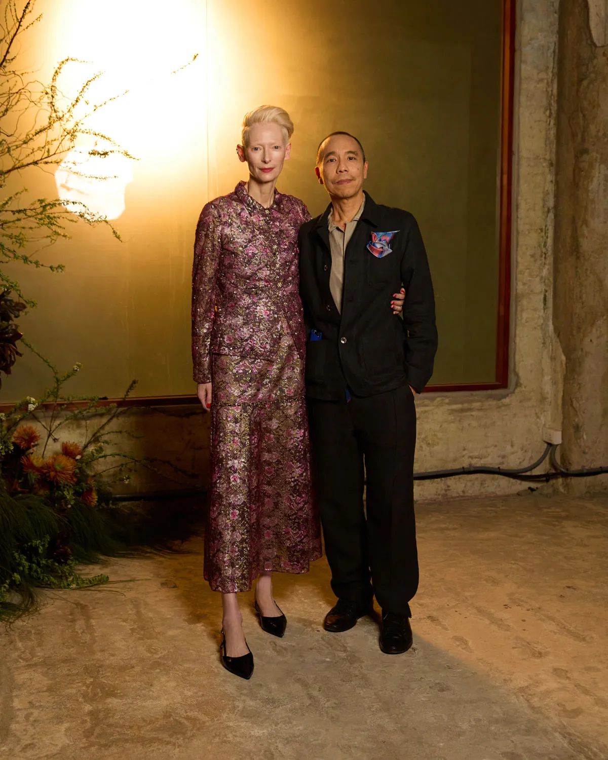 Tilda Swinton และ อภิชาติพงศ์ วีระเศรษฐกุล (ภาพ: Chanel)
