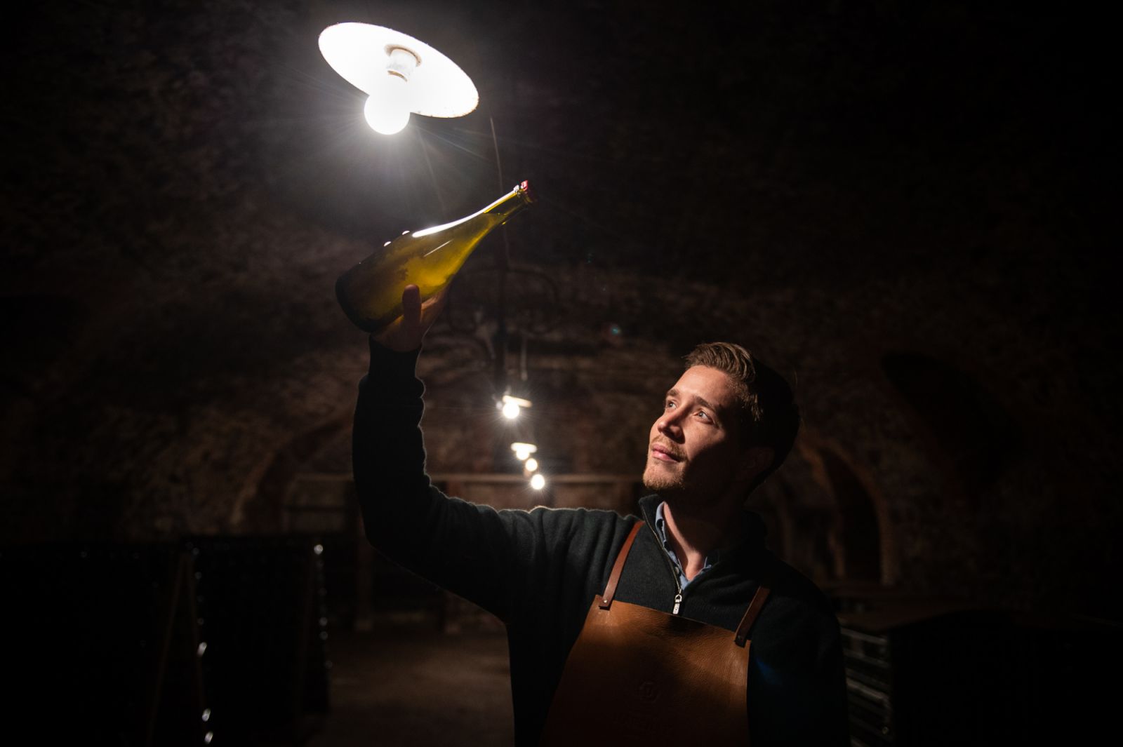 Reportage au domaine de Marzilly avec le propriétaire Maxime Ullens de schooten en champagne france.