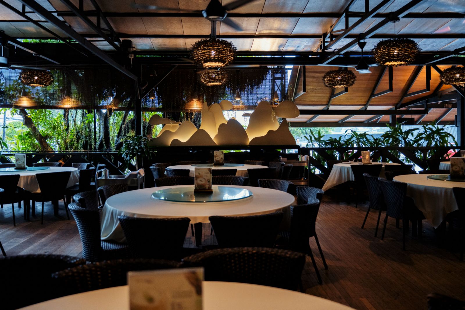 Airy interior that matches any cause for celebration (Image: South Sea)