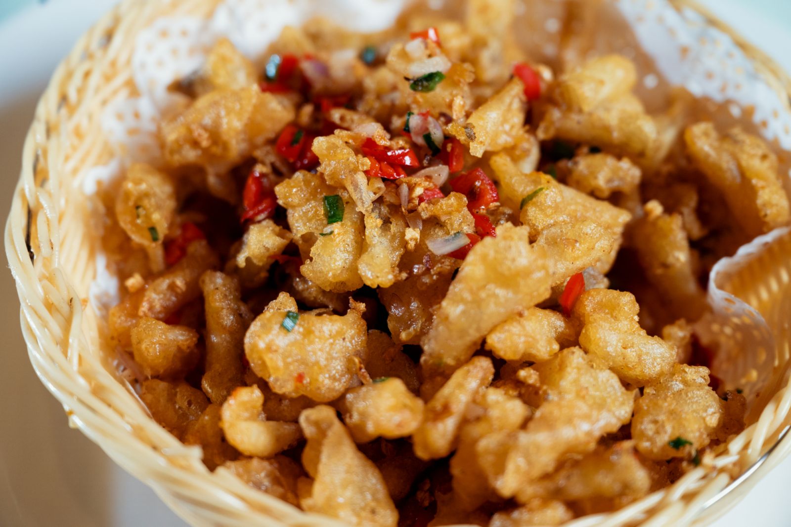 Mantis Prawn Salt and Pepper style (Image: South Sea)