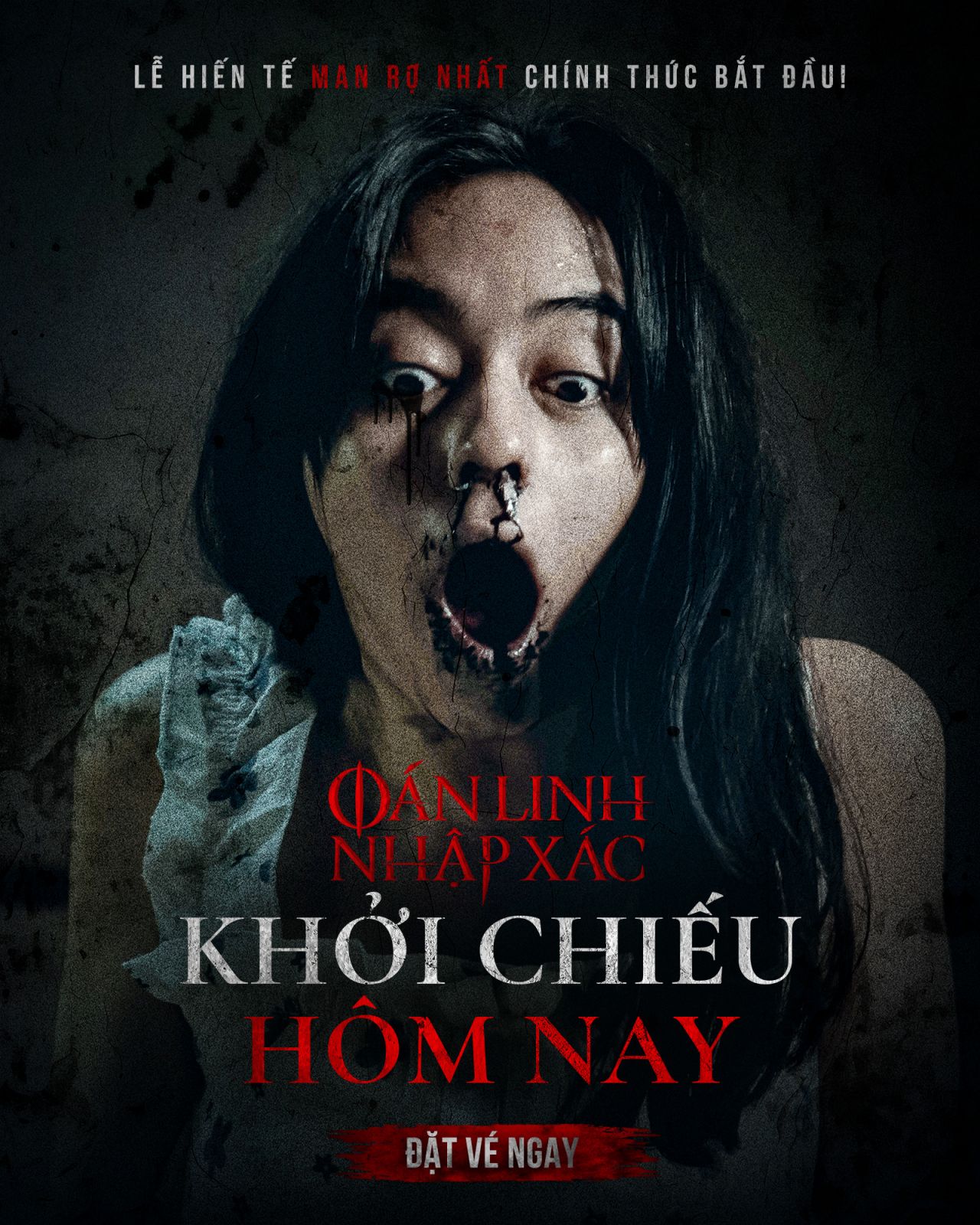 “Oan linh nhap xac” delivers an intense ghost story laced with unsettling imagery, gripping twists, and chilling surprises right to the final frame (photo: CJ HK Entertainment)