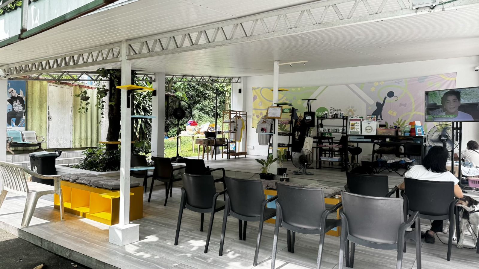 The PAWS reception area, reimagined by Benilde Interior Design students
