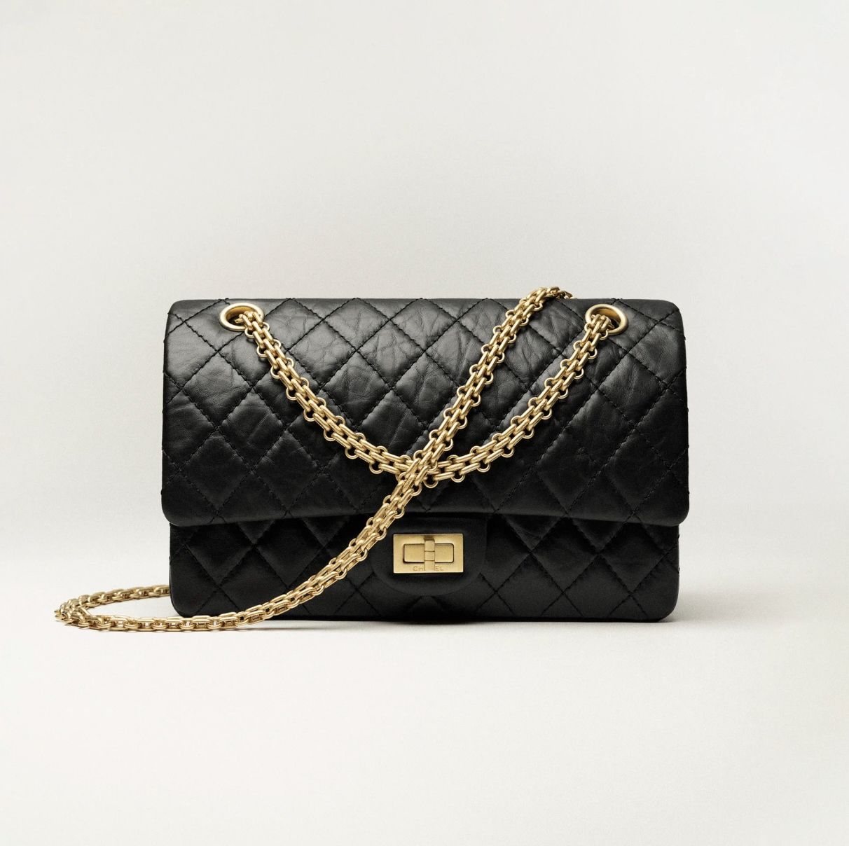 1950s - Coco Chanel revolutionised handbags in 1955 with the Chanel 2.55, the first bag to feature a chain strap (Photo: Chanel)
