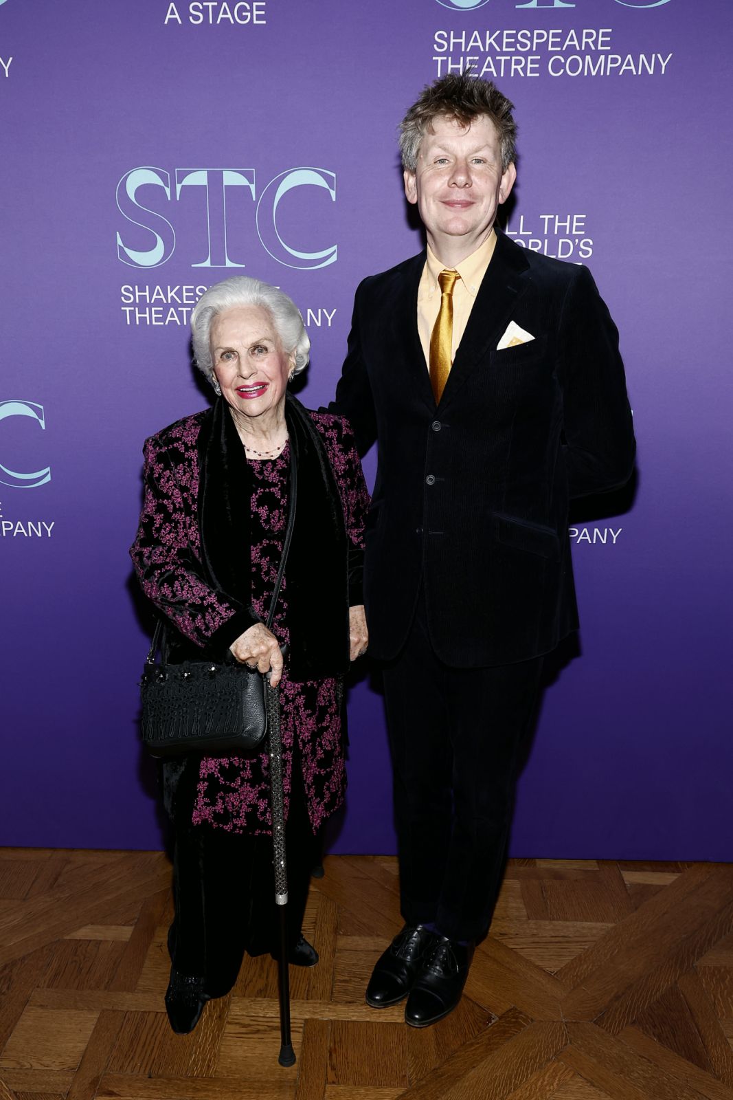 WASHINGTON, DC - APRIL 07: (L-R) STC Donor and Philanthropist Jacqueline Mars and STC Artistic Director Simon Godwin attend All the World's A Stage, the Shakespeare Theatre Company Annual Gala at Andrew Mellon Auditorium on April 07, 2025 in Washington, DC. (Photo:Getty Images)