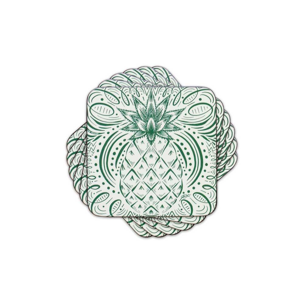 Boodle Fight Coasters by Jim Weaver Designs, perfect for any summer tablescape