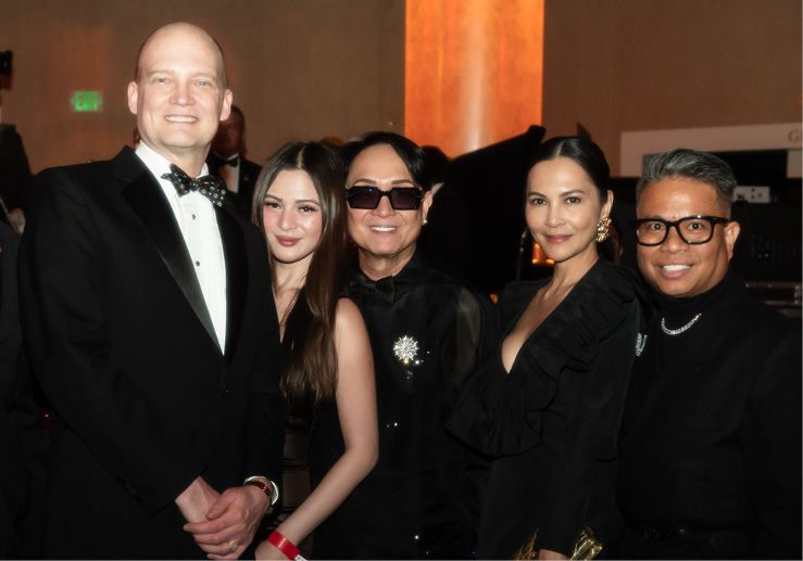 Paul Martineau, Mikaela Lagman, Alex Pineda, Charmaine Lagman, and Puey Quiñones at the MIFF