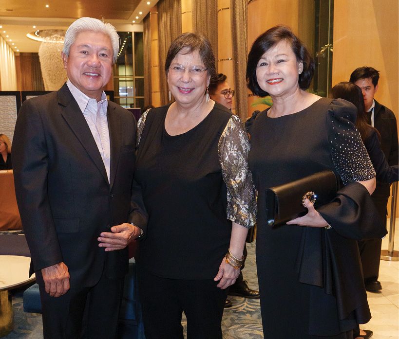 Nato Almeda, Katrina Legarda, and Marisse Almeda at the CPN Dinner 2025