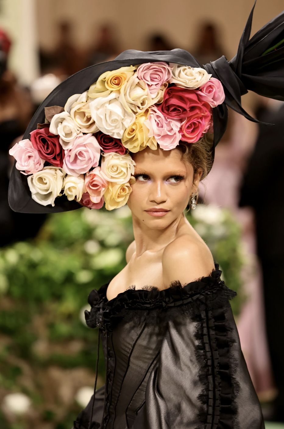 Zendaya wears vintage Givenchy by John Galliano with hair styled by Ursula Stephen to the 2024 Met Gala (Photo: Getty Images)