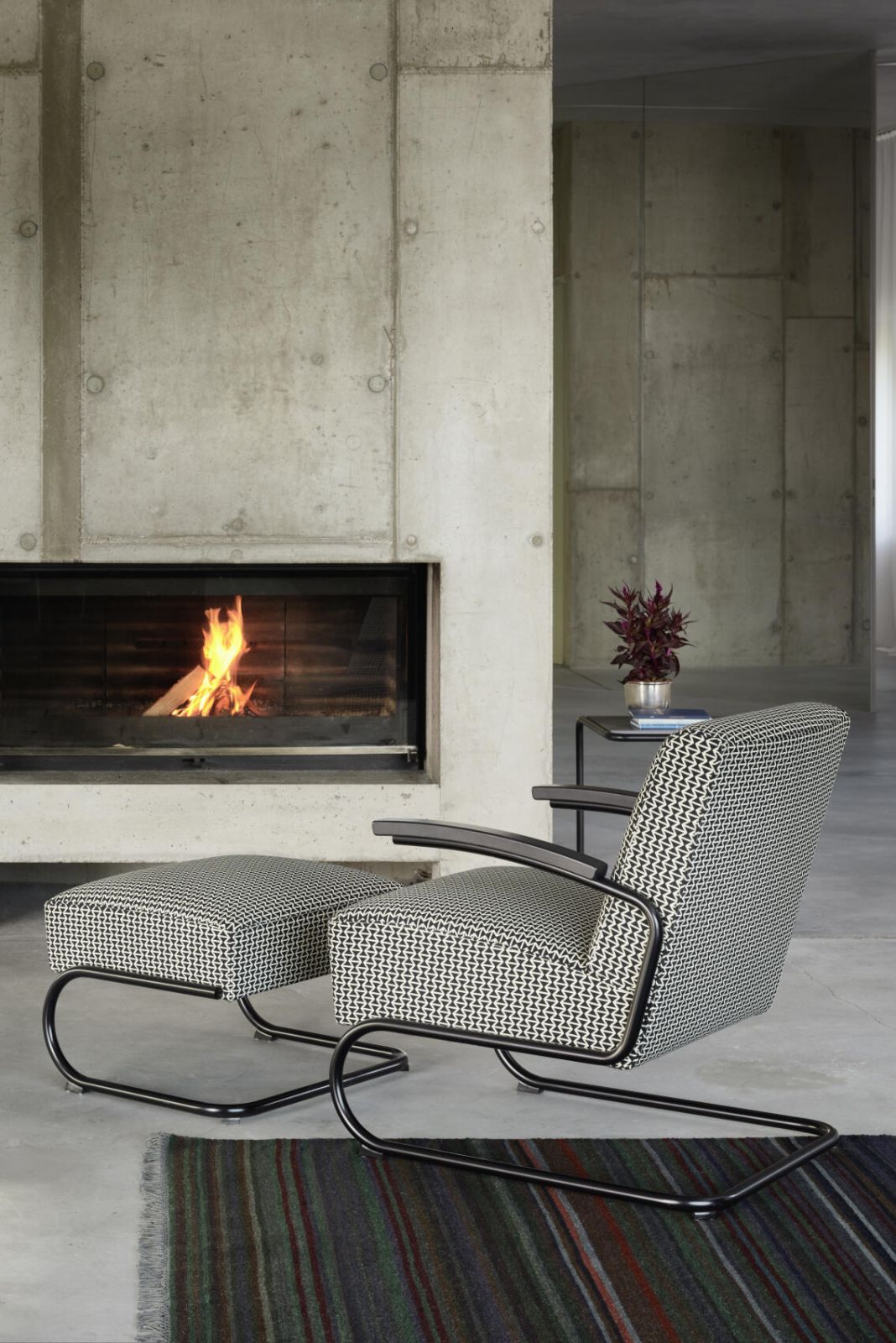 The Thonet S 411 chair pairs Bauhaus principles with upholstered comfort for timeless appeal (Photo: Thonet)