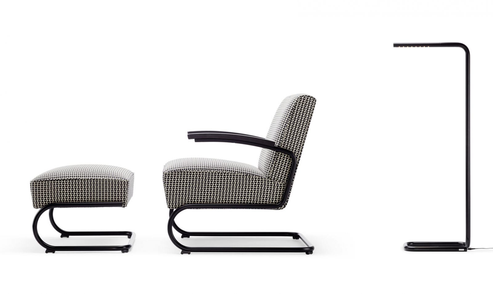 Upholstered for relaxation, the S 411 proves that Bauhaus design can be both sleek and soft (Photo: Thonet)