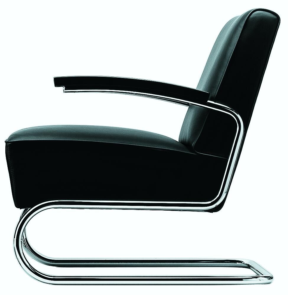 With its padded seat and steel frame, the Thonet S 411 is a masterclass in comfort-forward modern design (Photo: Thonet)