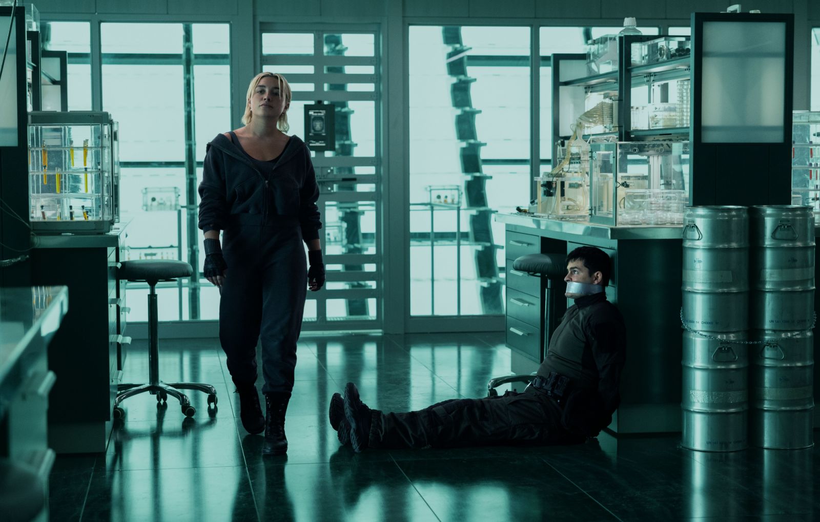 Yelena Belova (Florence Pugh) in Marvel Studios' THUNDERBOLTS*. Photo by Chuck Zlotnick. © 2025 MARVEL.