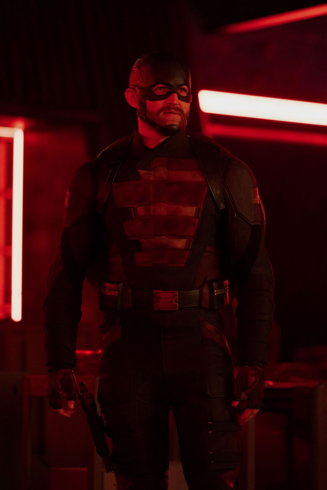 John Walker (Wyatt Russell) in Marvel Studios' THUNDERBOLTS*. Photo by Chuck Zlotnick. © 2025 MARVEL.