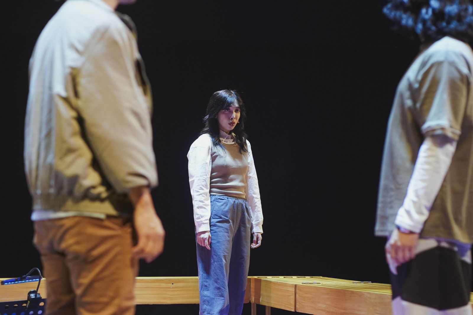 Maronne Cruz for Barefoot Theatre Collaborative’s ‘We Aren’t Kids Anymore’ (Photo: Kris Rocha; courtesy of Barefoot Theatre Collaborative)
