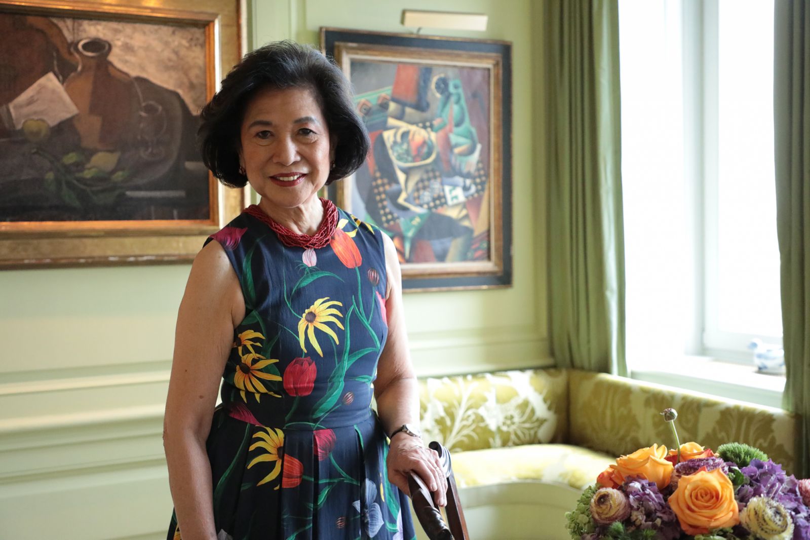 Nicolas-Lewis actively engaged in various advocacies, including empowering Filipinas, promoting Philippine art and culture, and supporting local political candidates in the US