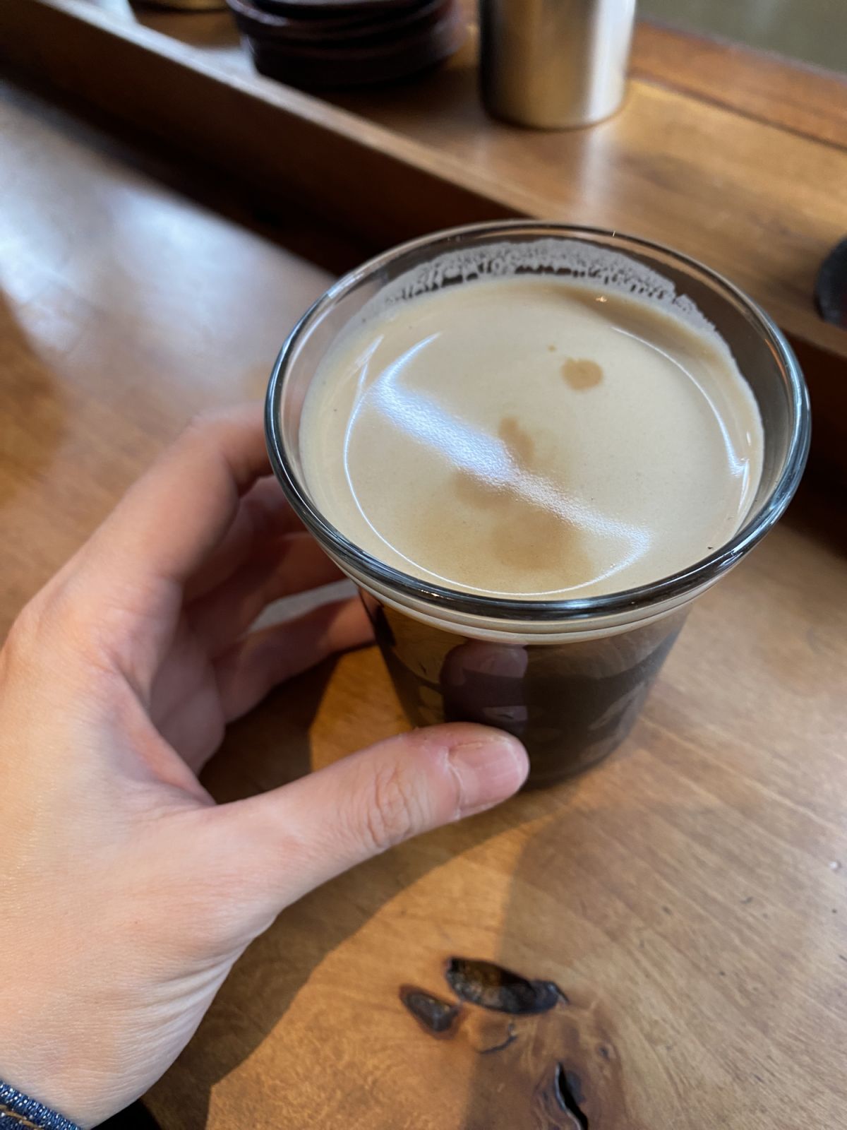 A simple, refined long black to start the day