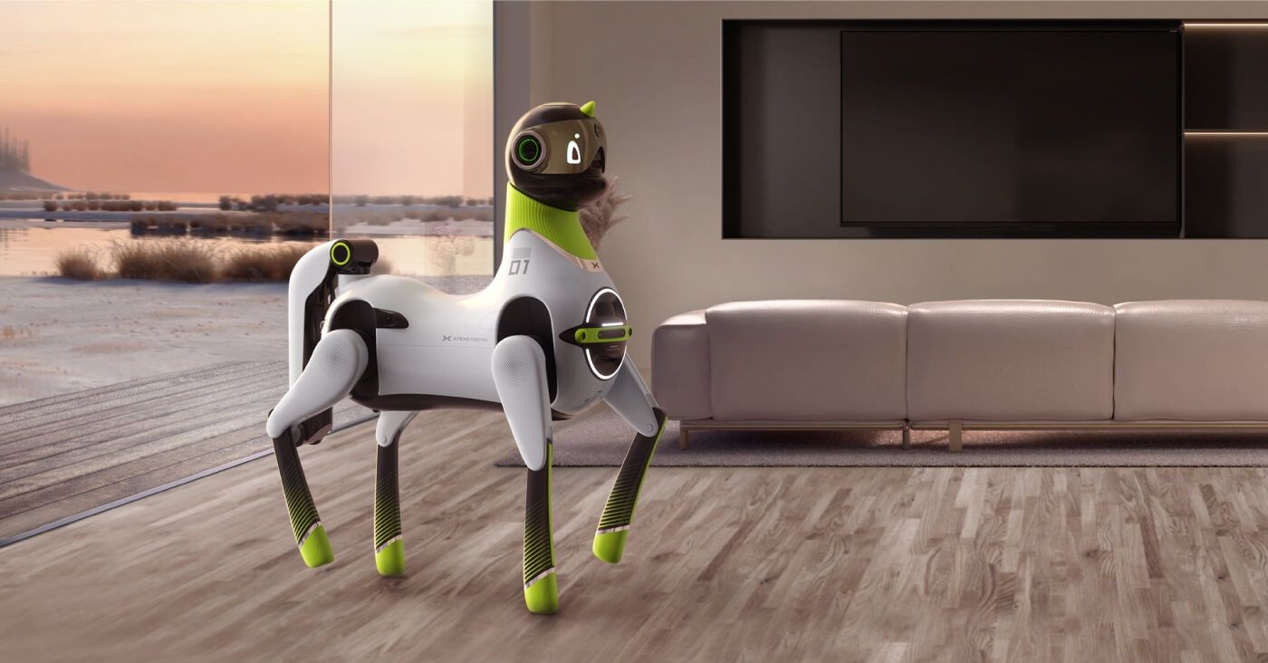 The XPeng Unicorn is a robotic pet, companion, and a rideable mount for children (Photo: XPeng)