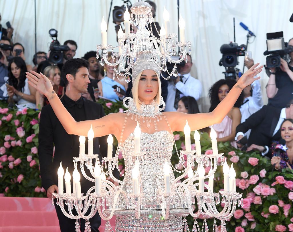 NEW YORK, NEW YORK - MAY 06: Katy Perry arrives for the 2019 Met Gala celebrating Camp: Notes on Fashion at The Metropolitan Museum of Art on May 06, 2019 in New York City. (Photo by Karwai Tang/Getty Images)