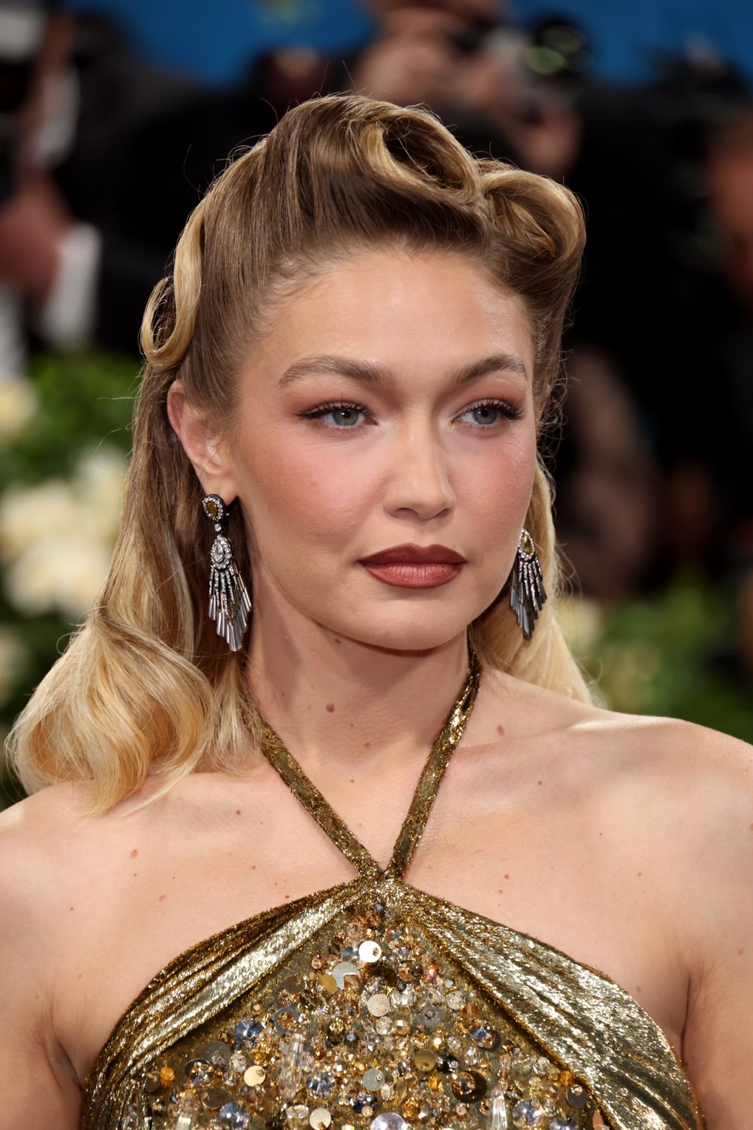 NEW YORK, NEW YORK - MAY 05: Gigi Hadid attends the 2025 Met Gala Celebrating "Superfine: Tailoring Black Style" at Metropolitan Museum of Art on May 05, 2025 in New York City. (Photo by John Shearer/WireImage)