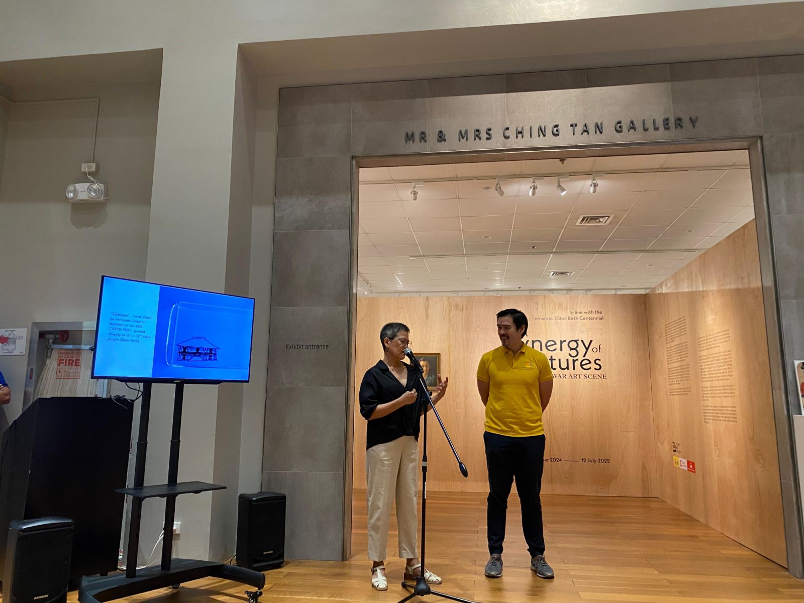 AAG Director and Chief Curator, Ma. Victoria “Boots” Herrera and Art House founder Carlo Pineda (Photo: Jove Moya)