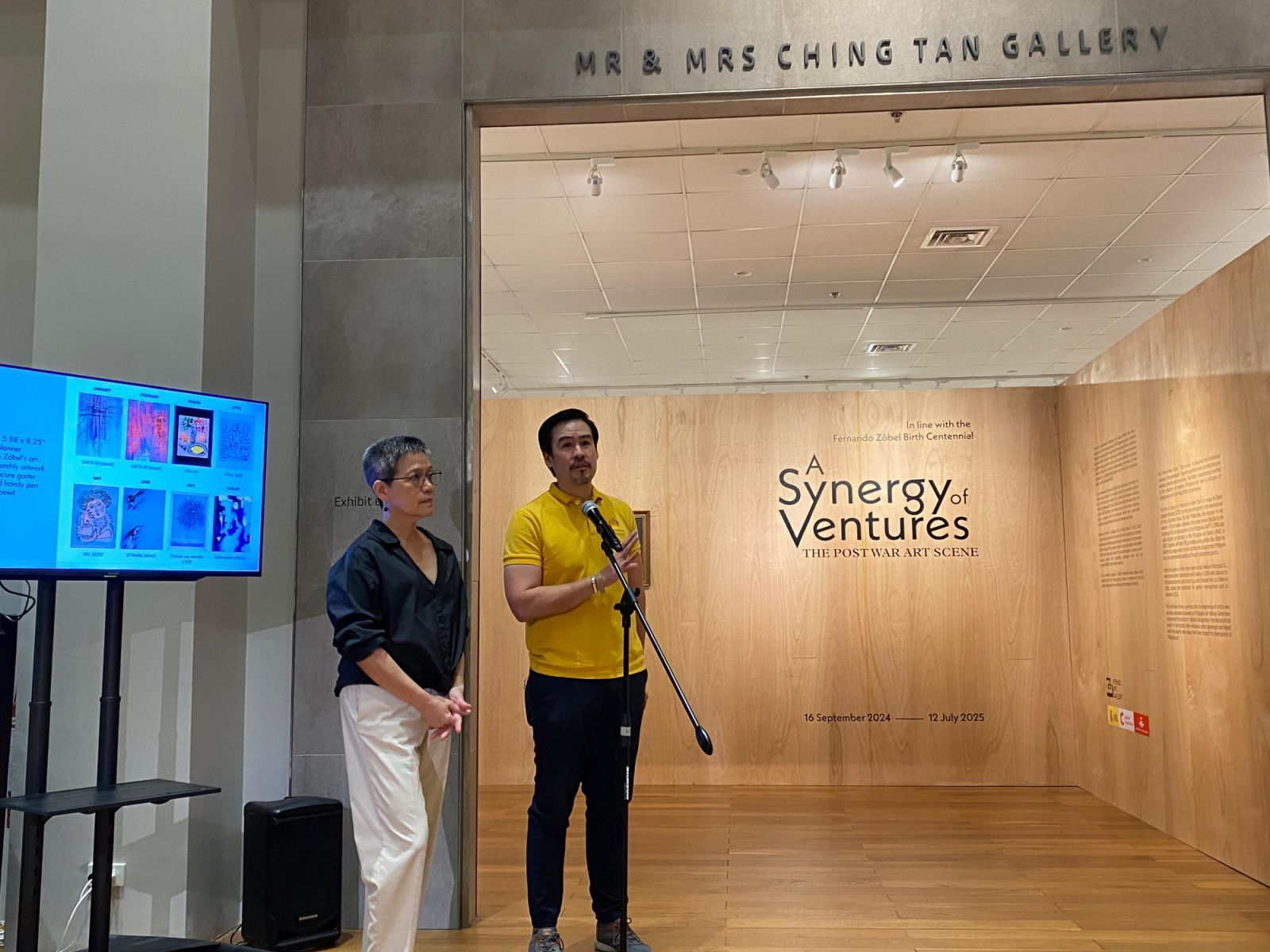 AAG Director and Chief Curator, Ma. Victoria “Boots” Herrera and Art House founder Carlo Pineda (Photo: Jove Moya)