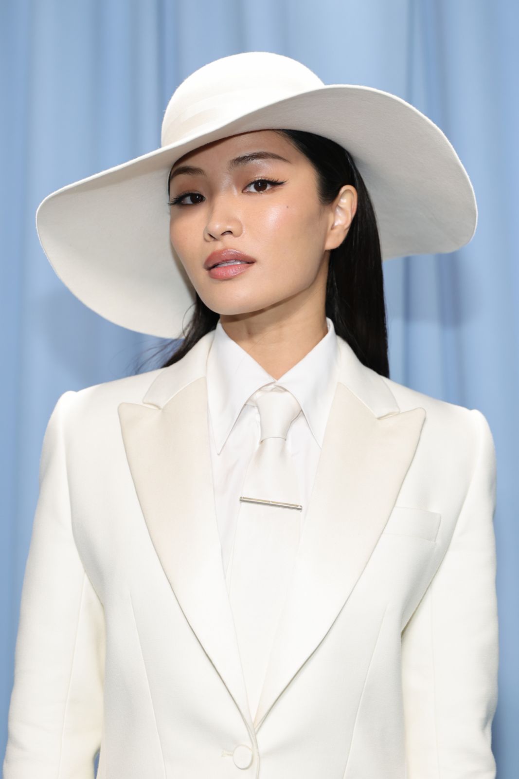NEW YORK, NEW YORK - MAY 05: Anna Sawai attends the 2025 Met Gala Celebrating "Superfine: Tailoring Black Style" at Metropolitan Museum of Art on May 05, 2025 in New York City. (Photo by Mike Coppola/MG25/Getty Images for The Met Museum/Vogue)