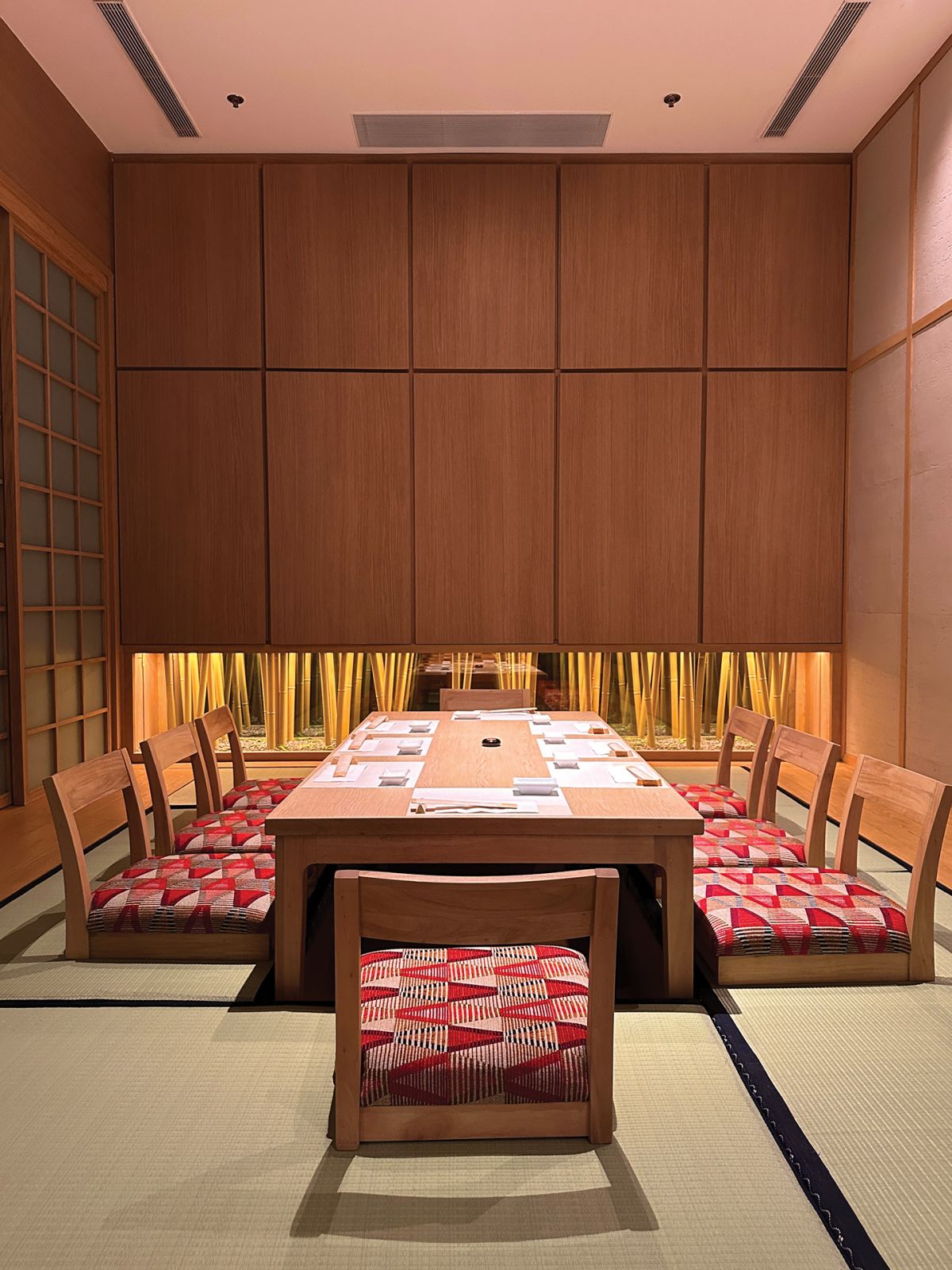 Sugi Restaurant is one of architect Lara Fernandez Barrios’s most memorable projects