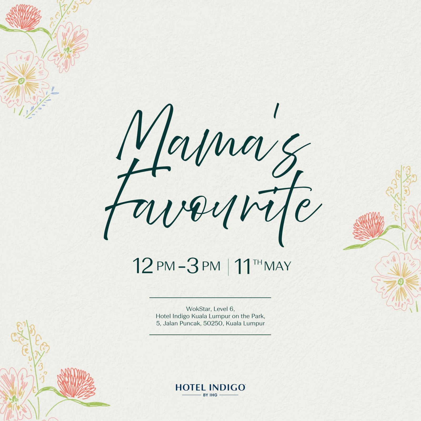 Mother's day brochure (Photo: Hotel Indigo on the Park)