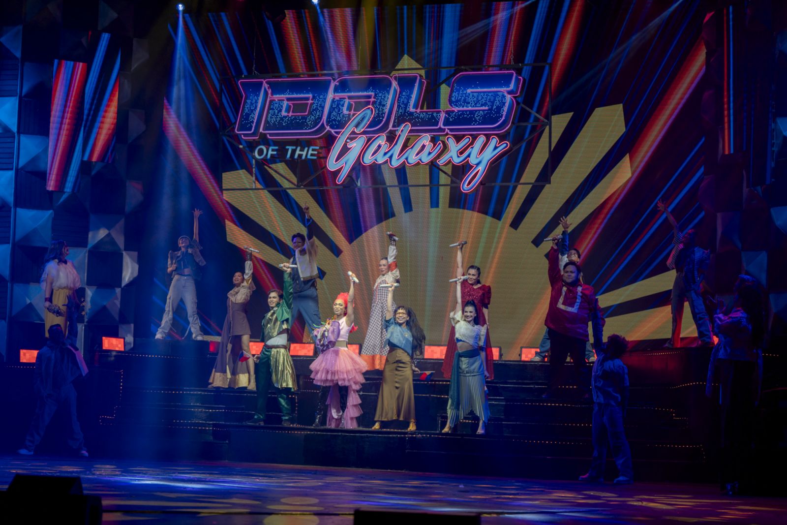Singing contestants at the Idols of the Galaxy (Photo: Courtesy of Newport World Resorts)