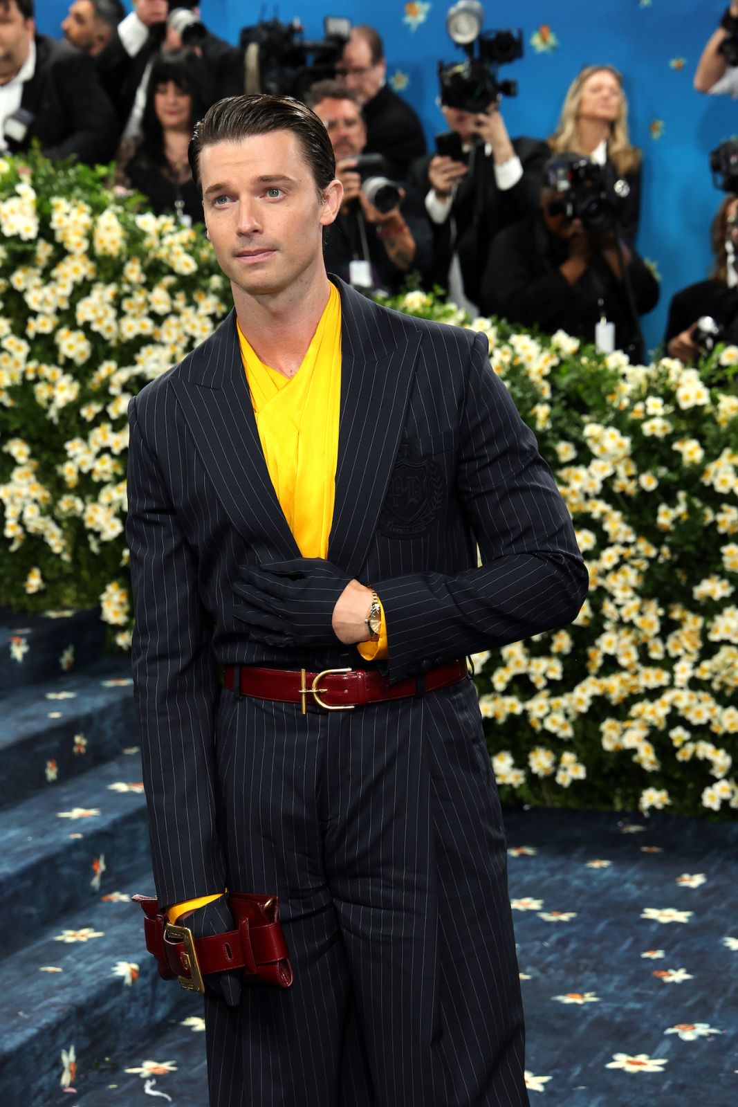 Patrick Schwarzenegger at Met Gala 2025 (Photo: Getty Images)
