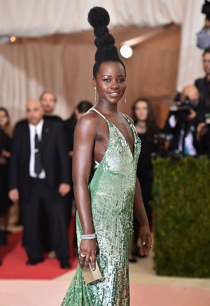 NEW YORK, NY - MAY 02: Lupita Nyong'o attends the 'Manus x Machina: Fashion In An Age Of Technology' Costume Institute Gala at Metropolitan Museum of Art on May 2, 2016 in New York City. (Photo by Dimitrios Kambouris/Getty Images)