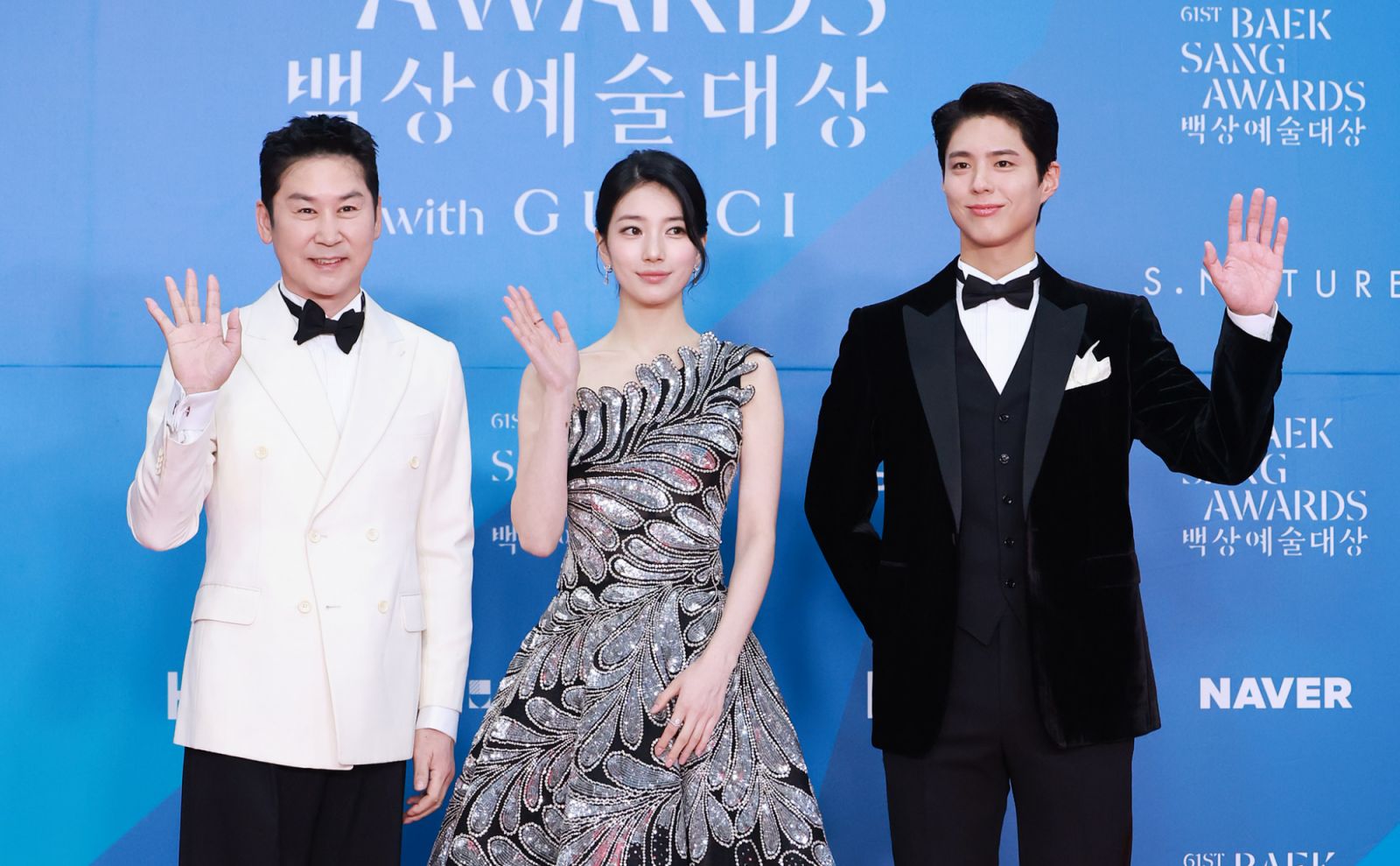 งานประกาศรางวัล 61st Baeksang Arts Awards ซึ่งจัดขึ้นในค่ำคืนของวันที่ 5 พฤษภาคม ที่ผ่านมา ณ Hall D ศูนย์ประชุม COEX กรุงโซล (ภาพ: NEWS1)